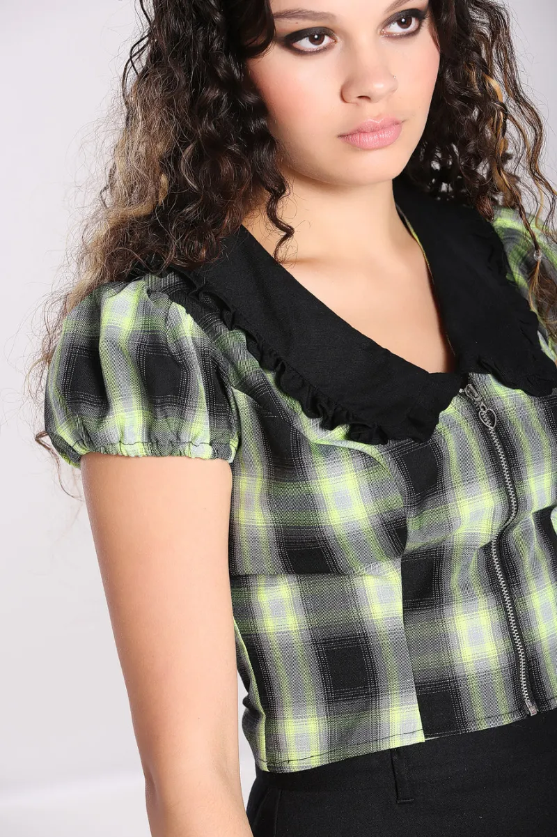 Hell Bunny Tops|Blouses>Tammy Blouse Black