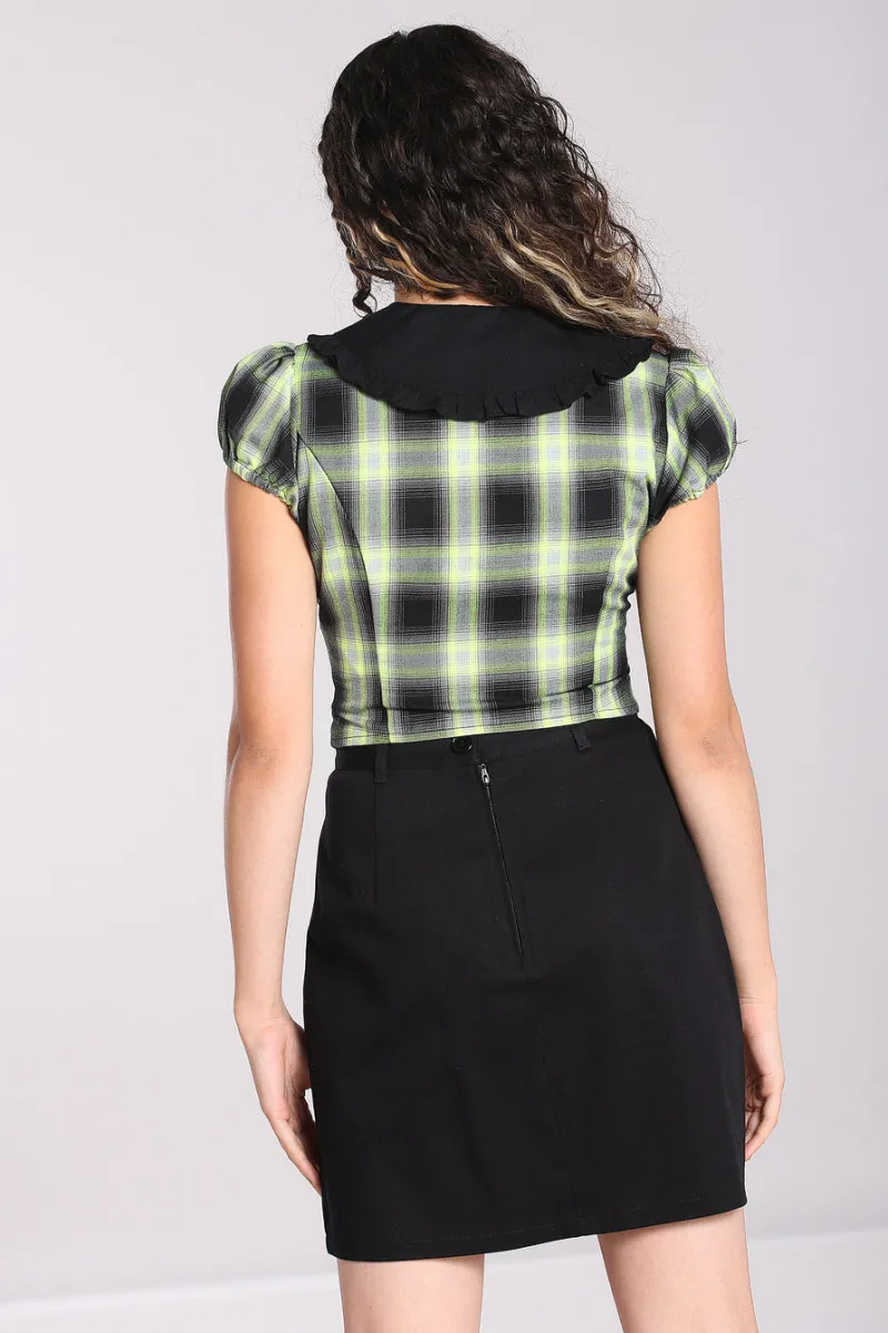 Hell Bunny Tops|Blouses>Tammy Blouse Black