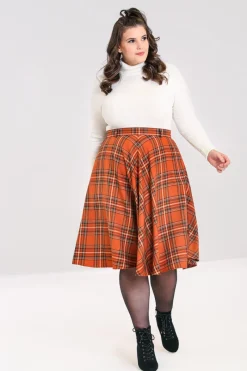 Hell Bunny Skirts|Skirts>Tawny Skirt Brown