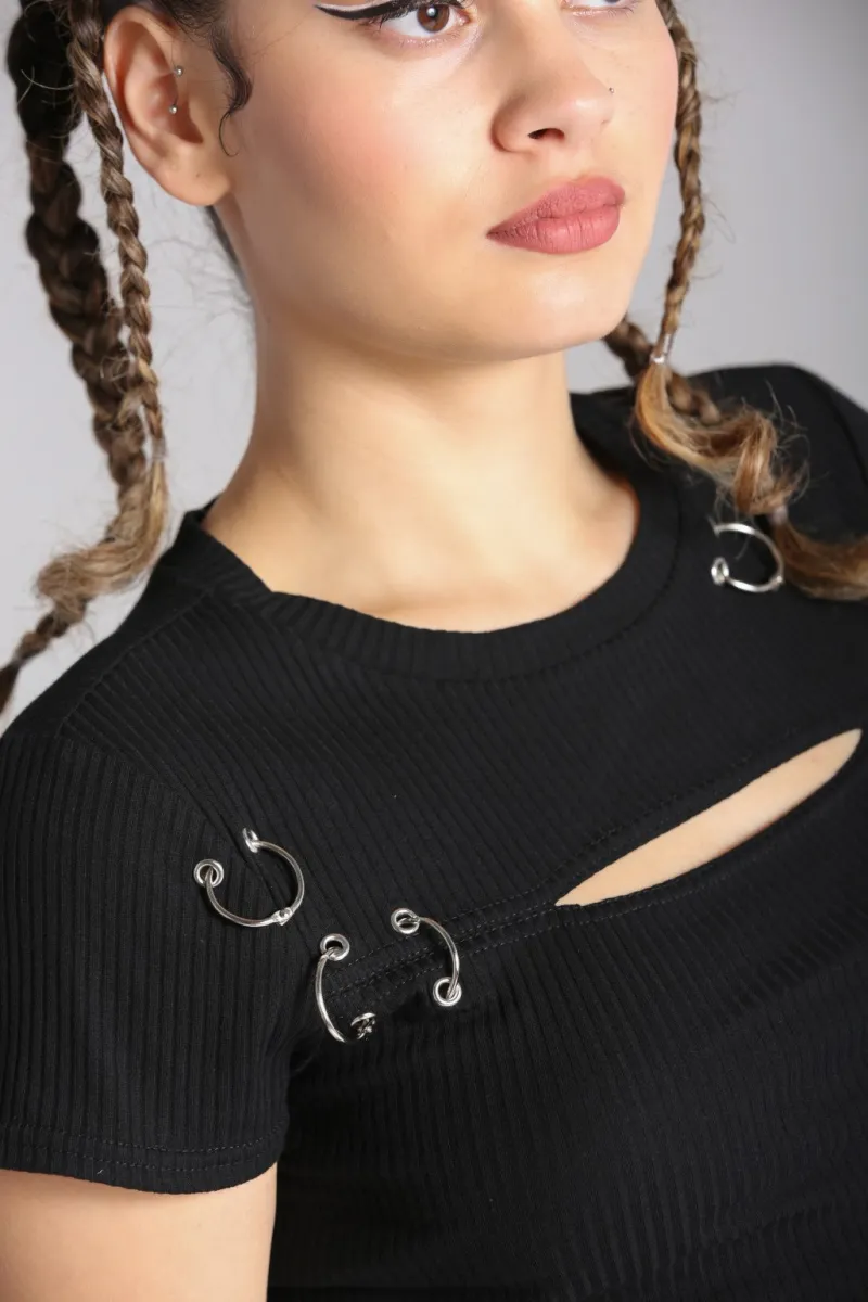Hell Bunny Tops|Tops>Taylor Top Black