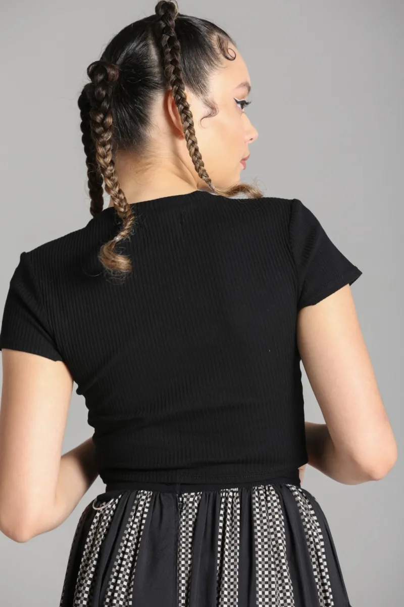 Hell Bunny Tops|Tops>Taylor Top Black