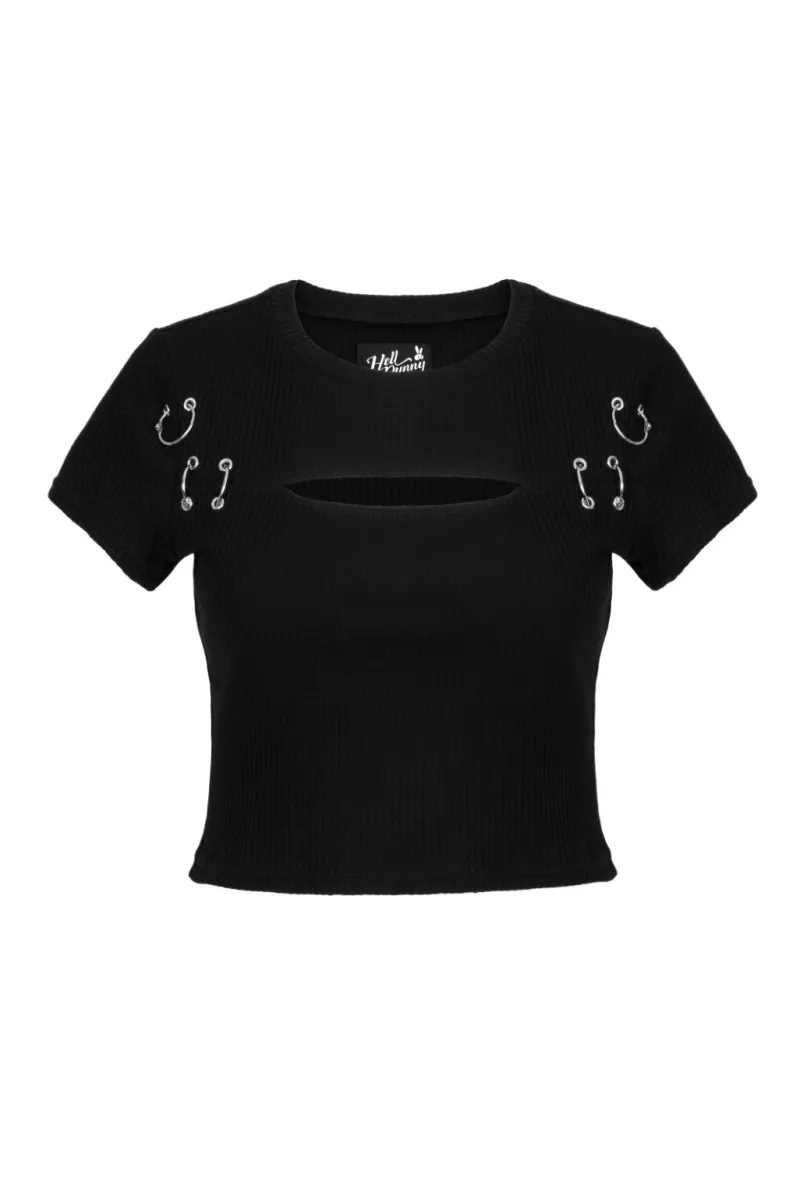 Hell Bunny Tops|Tops>Taylor Top Black