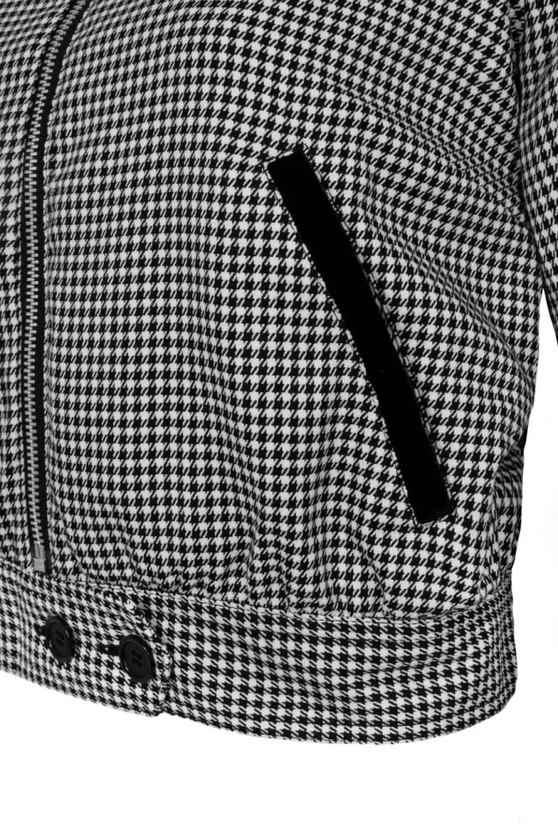 Hell Bunny Coats & Jackets|Coats & Jackets>Teddy Jacket Black/White