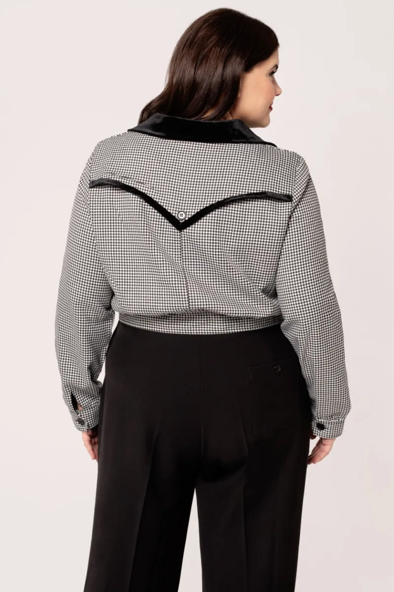 Hell Bunny Coats & Jackets|Coats & Jackets>Teddy Jacket Black/White
