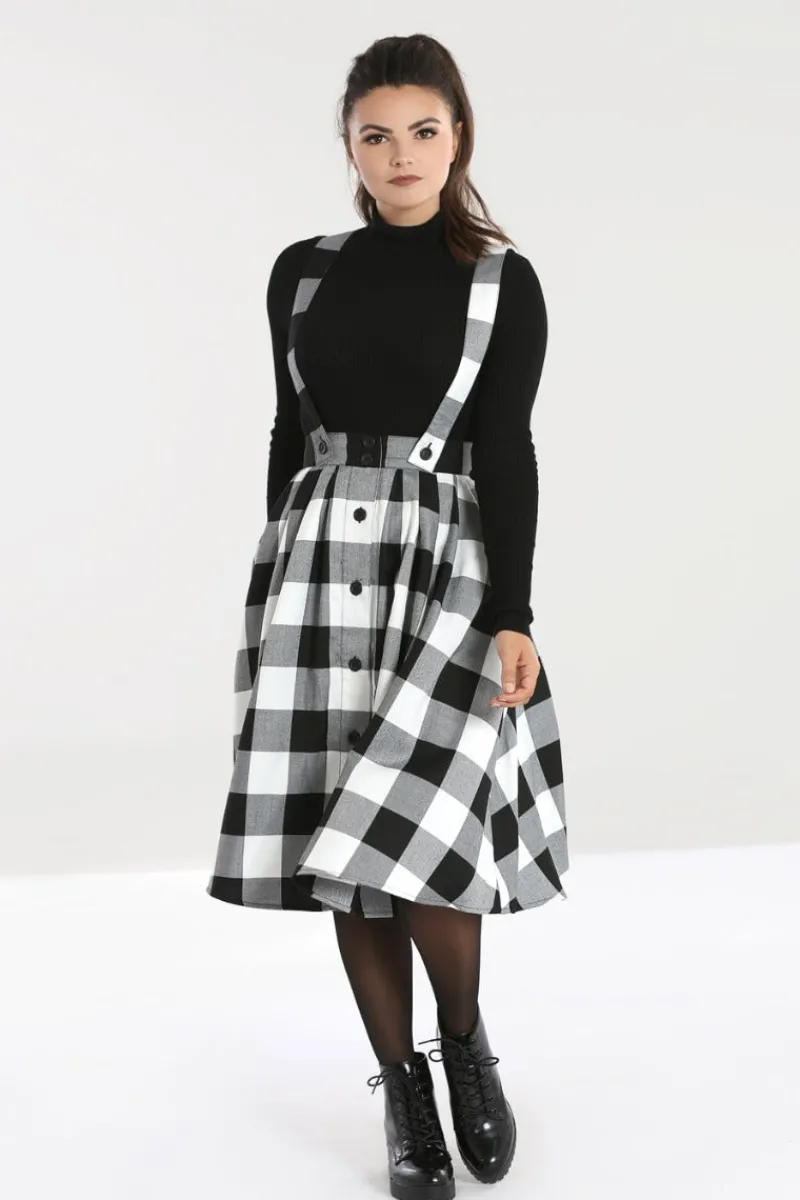 Hell Bunny Skirts|Skirts>Teen Spirit Pinafore Skirt