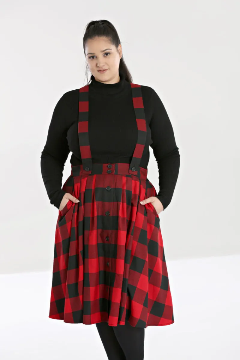 Hell Bunny Skirts|Skirts>Teen Spirit Pinafore Skirt