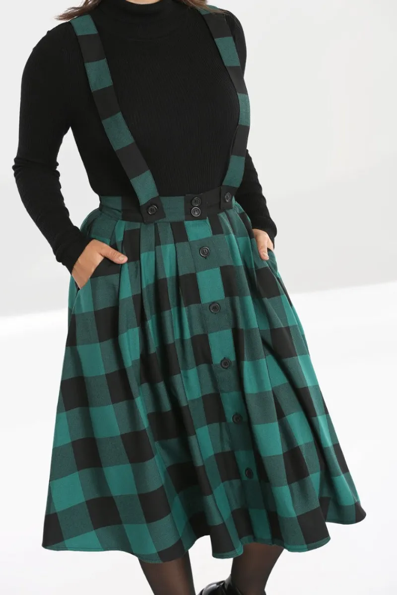 Hell Bunny Skirts|Skirts>Teen Spirit Pinafore Skirt