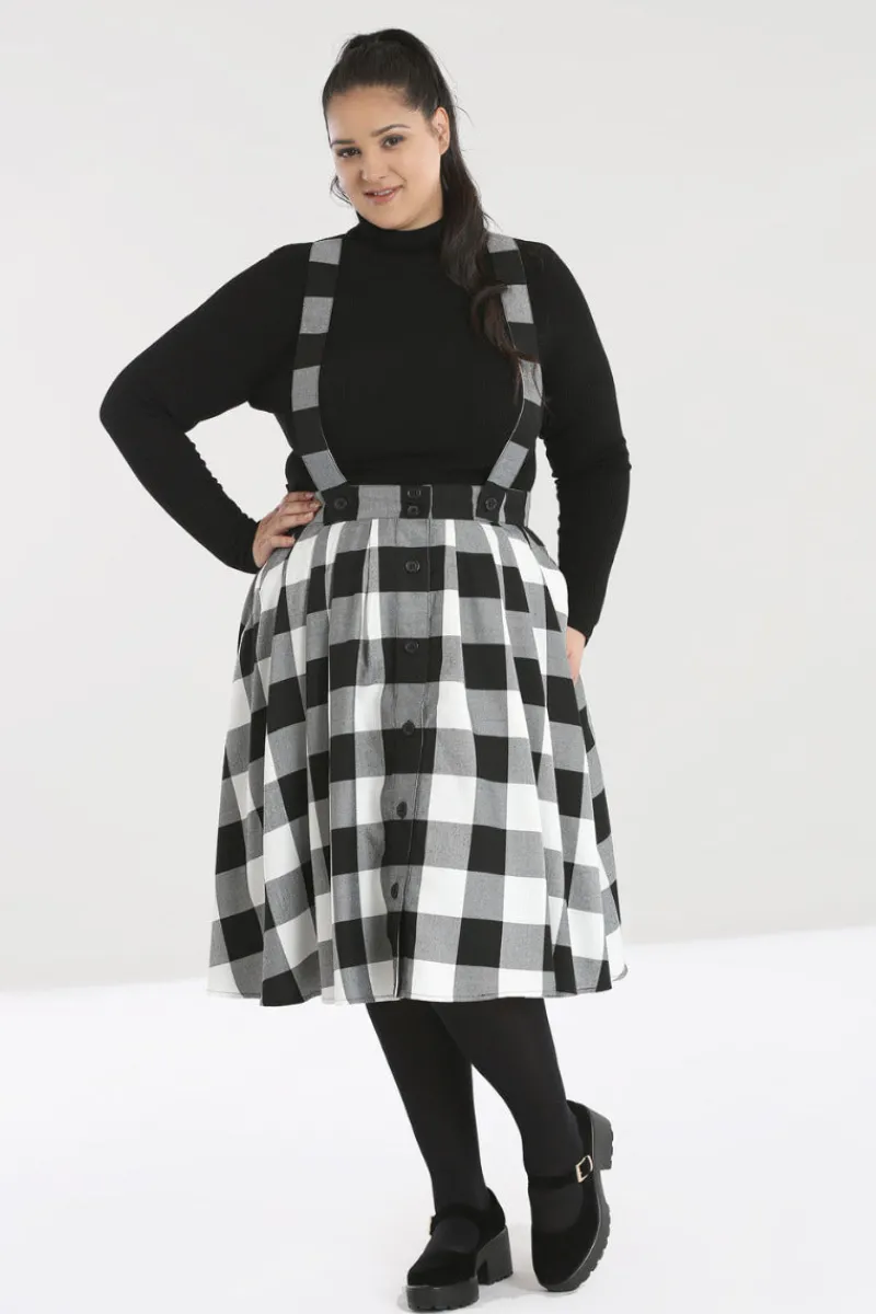 Hell Bunny Skirts|Skirts>Teen Spirit Pinafore Skirt