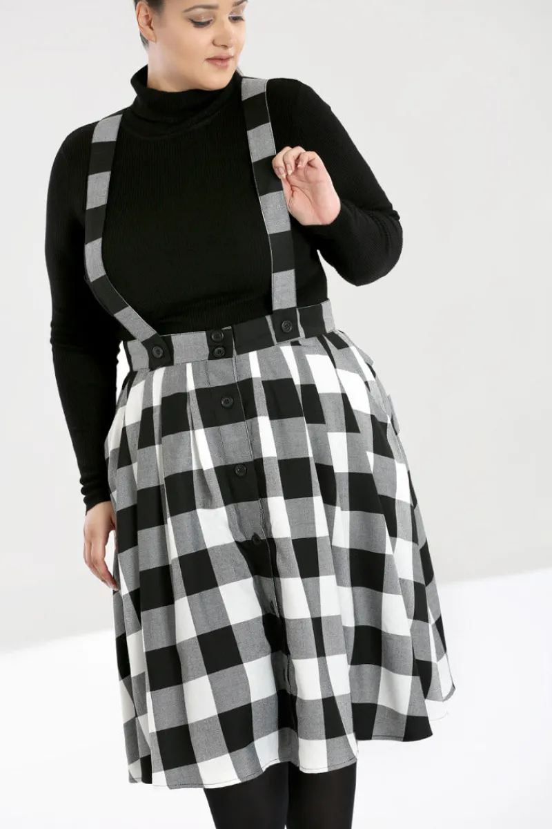 Hell Bunny Skirts|Skirts>Teen Spirit Pinafore Skirt