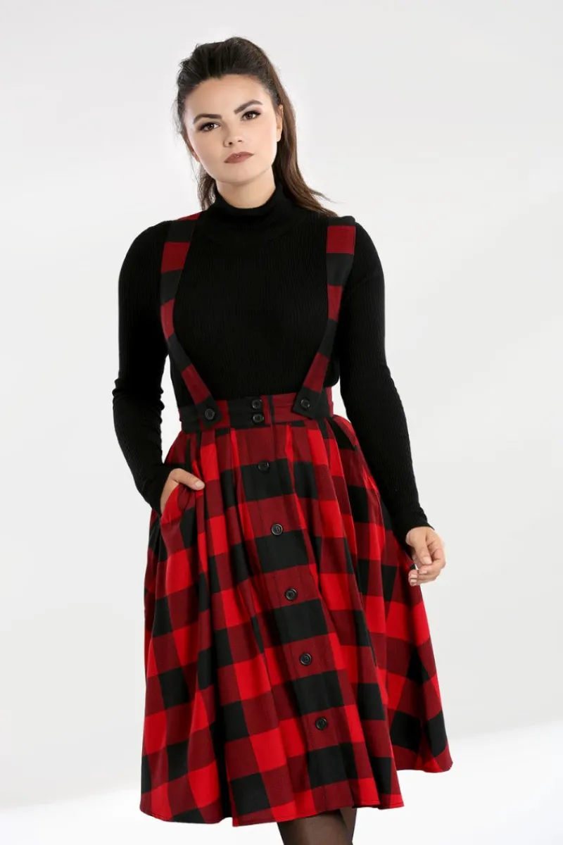 Hell Bunny Skirts|Skirts>Teen Spirit Pinafore Skirt