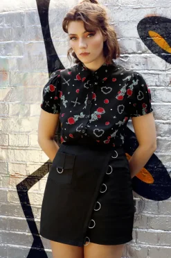 Hell Bunny Skirts|Skirts>Tifa Skirt Black