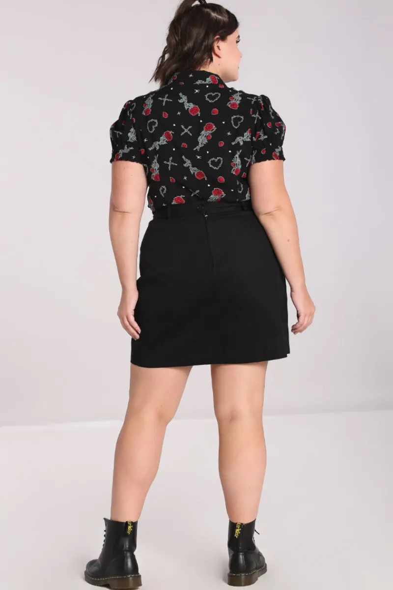 Hell Bunny Skirts|Skirts>Tifa Skirt Black
