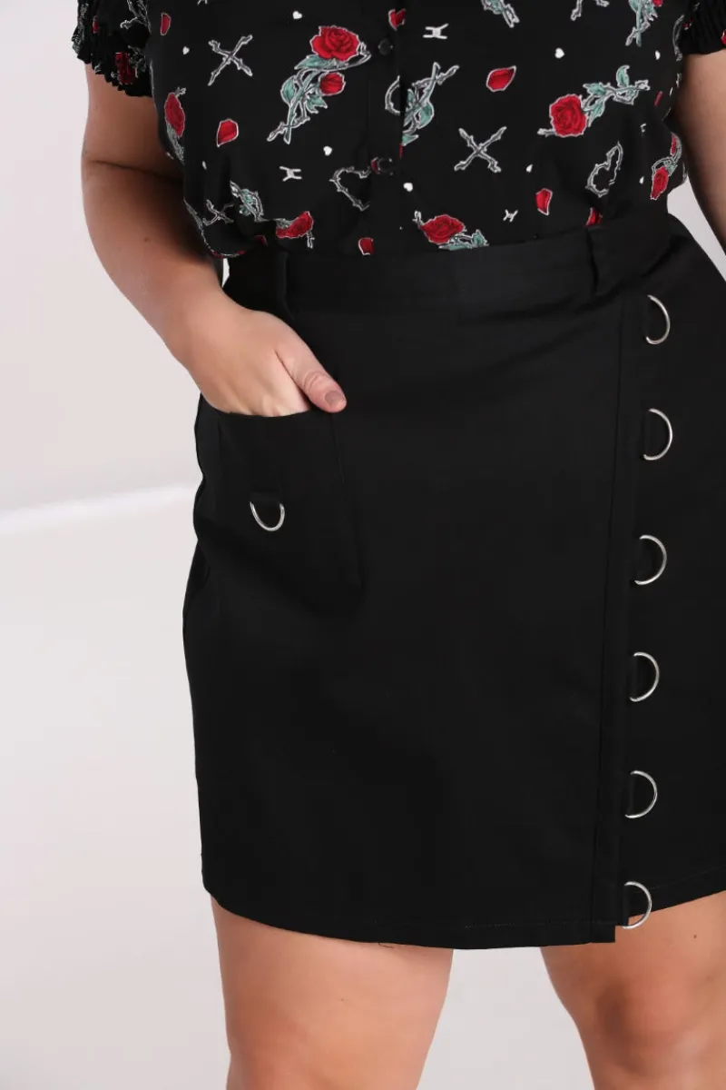 Hell Bunny Skirts|Skirts>Tifa Skirt Black