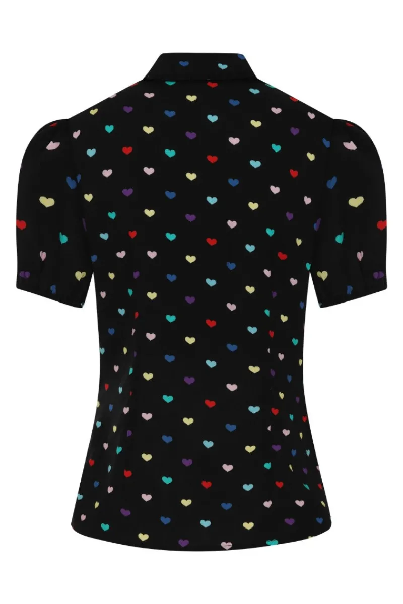 Hell Bunny Tops|Blouses>True Love Blouse Black