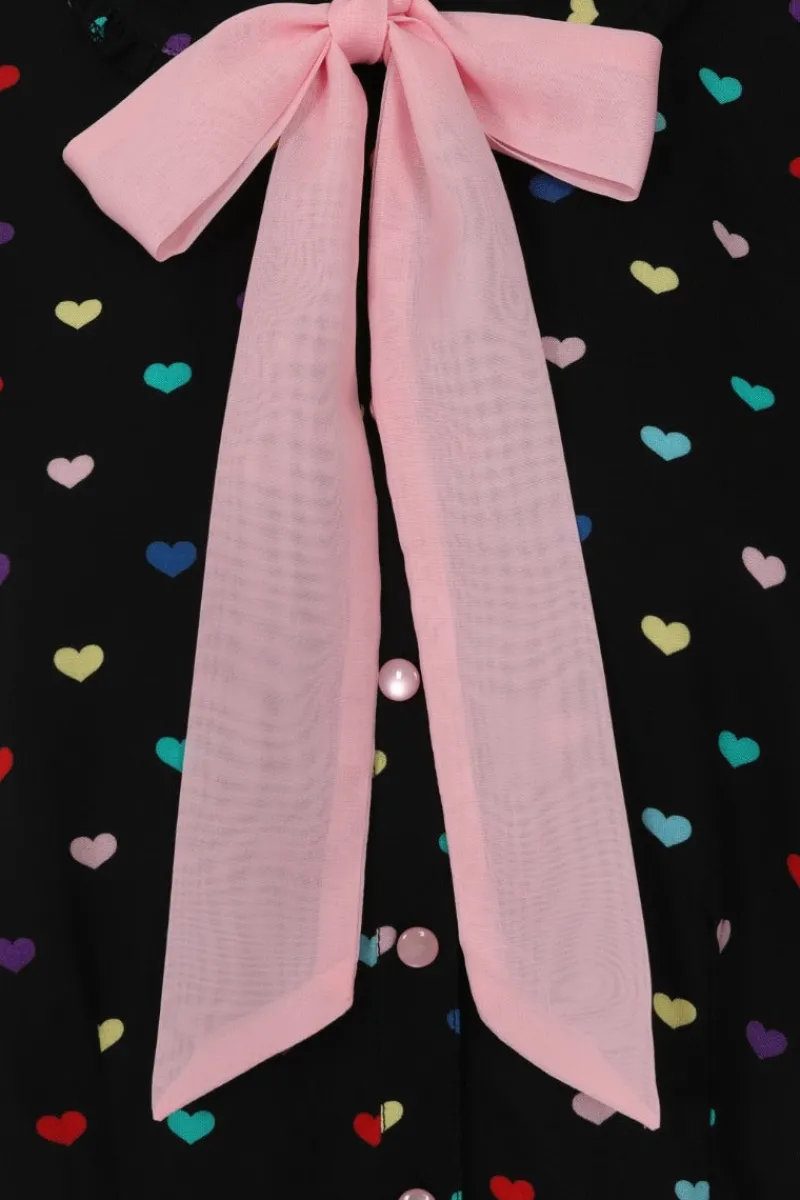 Hell Bunny Tops|Blouses>True Love Blouse Black