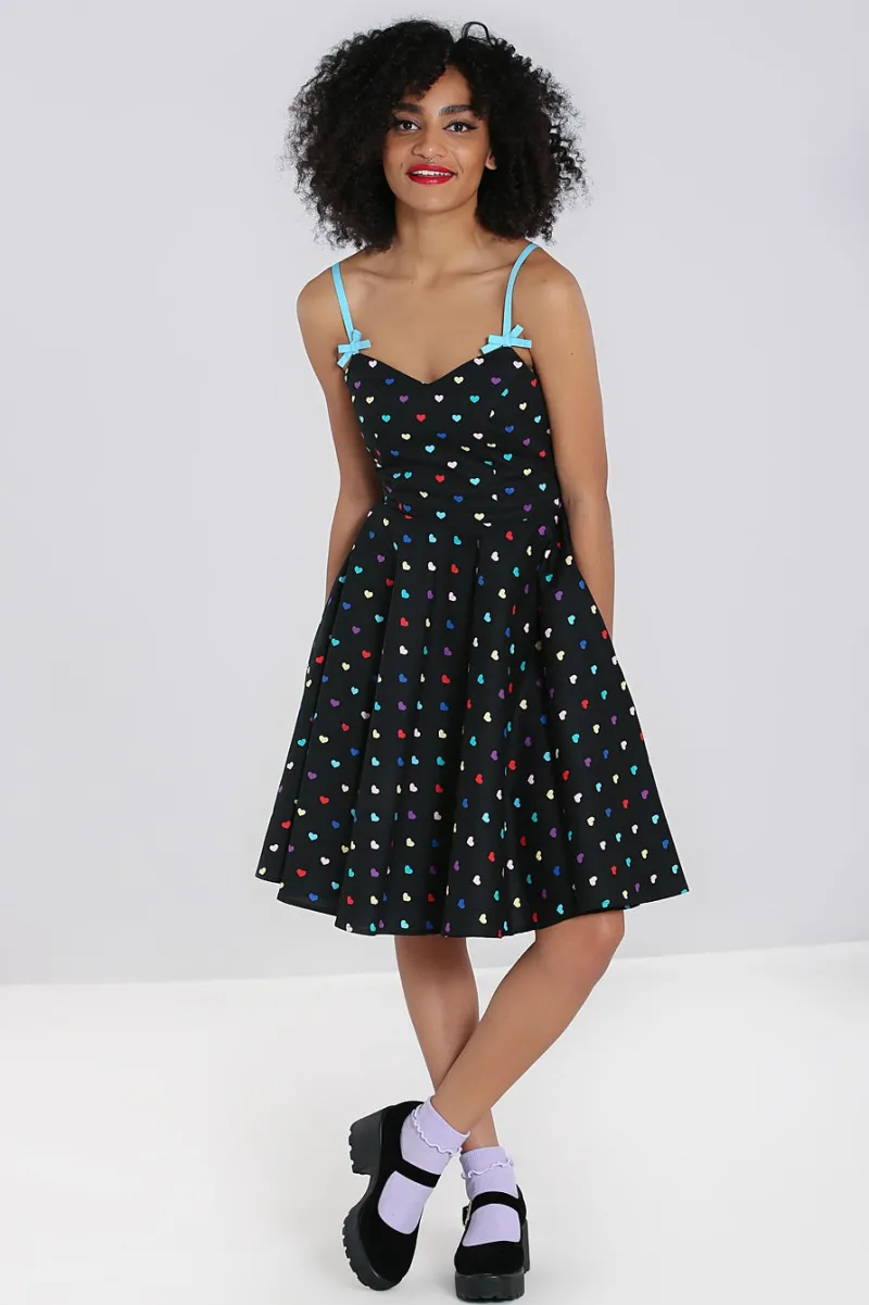Hell Bunny Dresses|Dresses>True Love Mid Dress Black