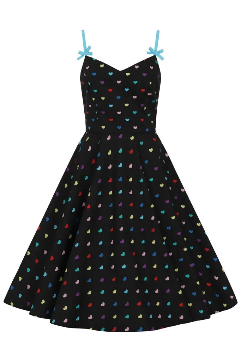 Hell Bunny Dresses|Dresses>True Love Mid Dress Black