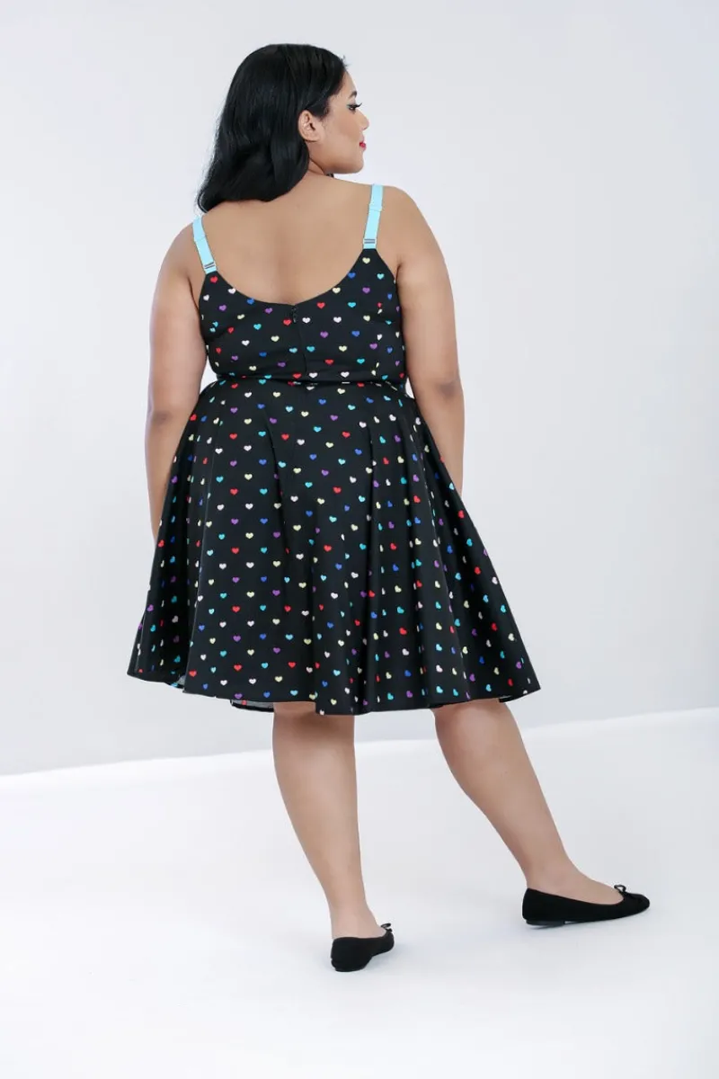 Hell Bunny Dresses|Dresses>True Love Mid Dress Black