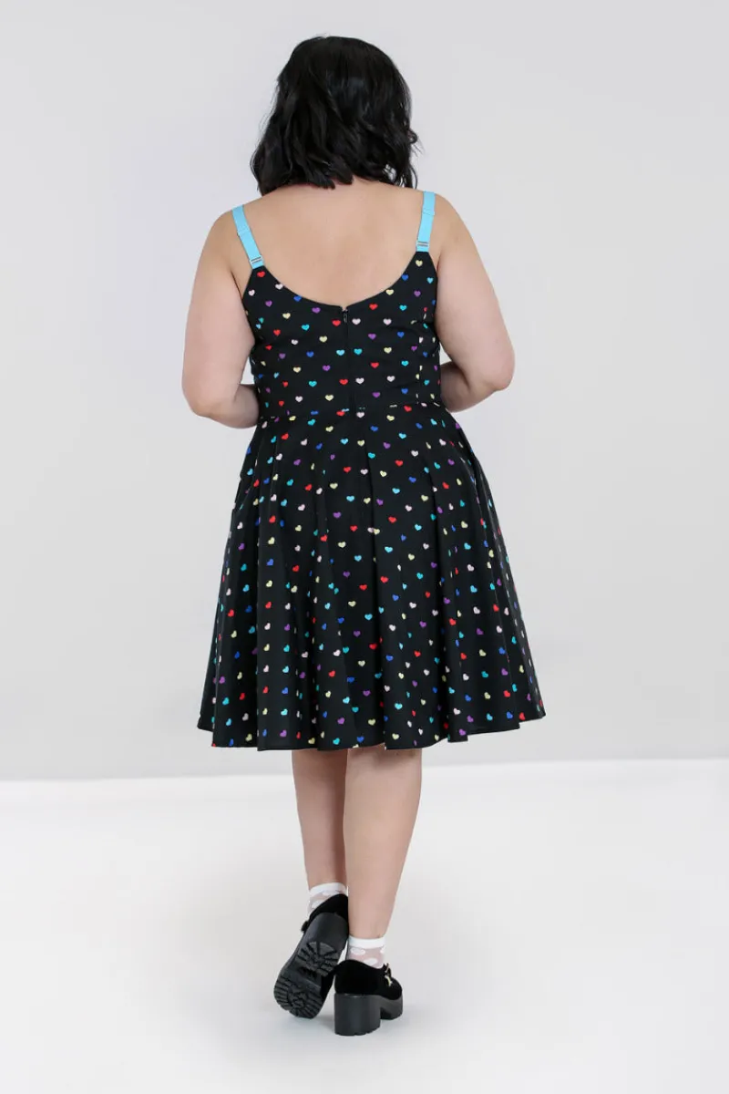 Hell Bunny Dresses|Dresses>True Love Mid Dress Black