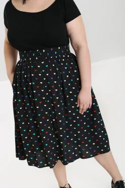 Hell Bunny Skirts|Skirts>True Love Skirt Black