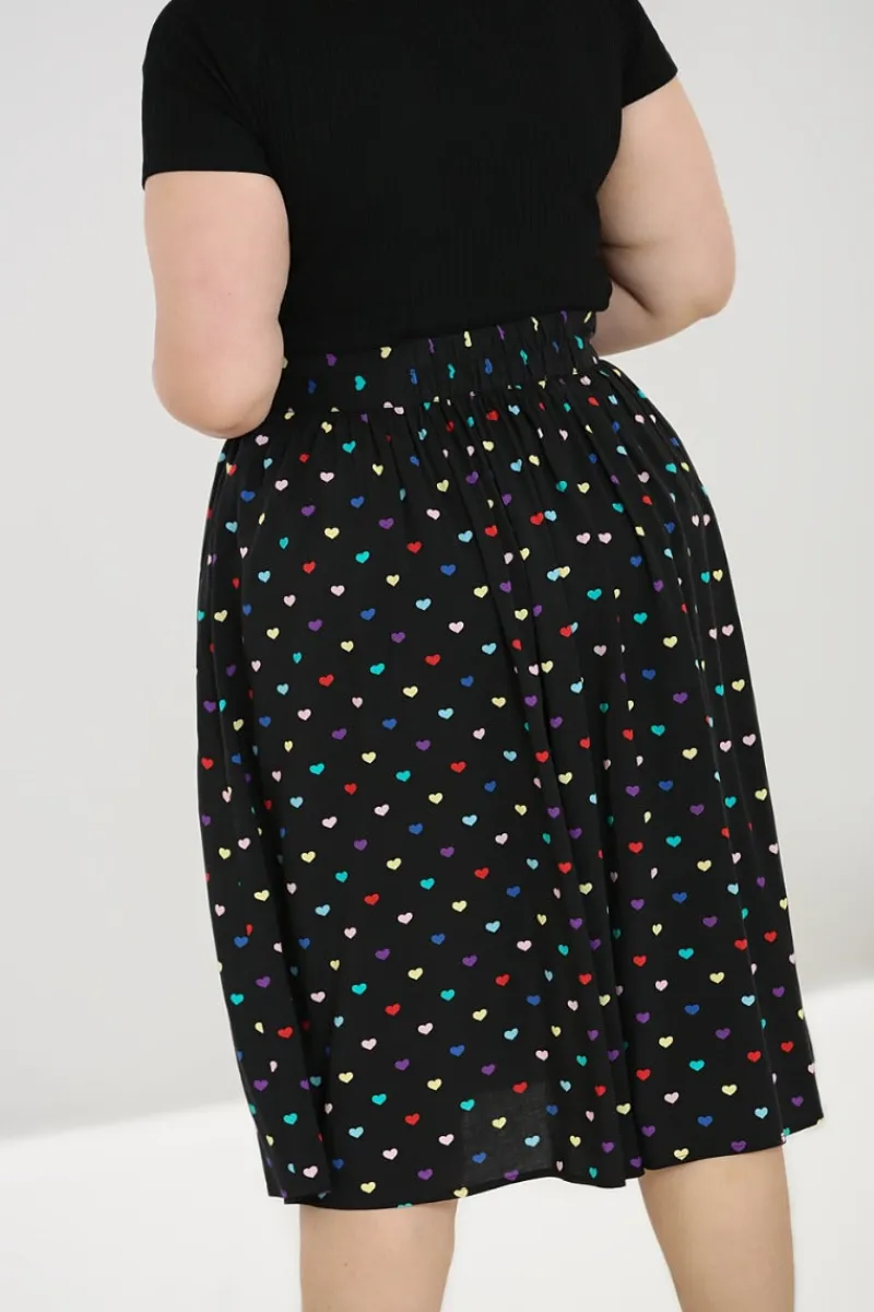 Hell Bunny Skirts|Skirts>True Love Skirt Black