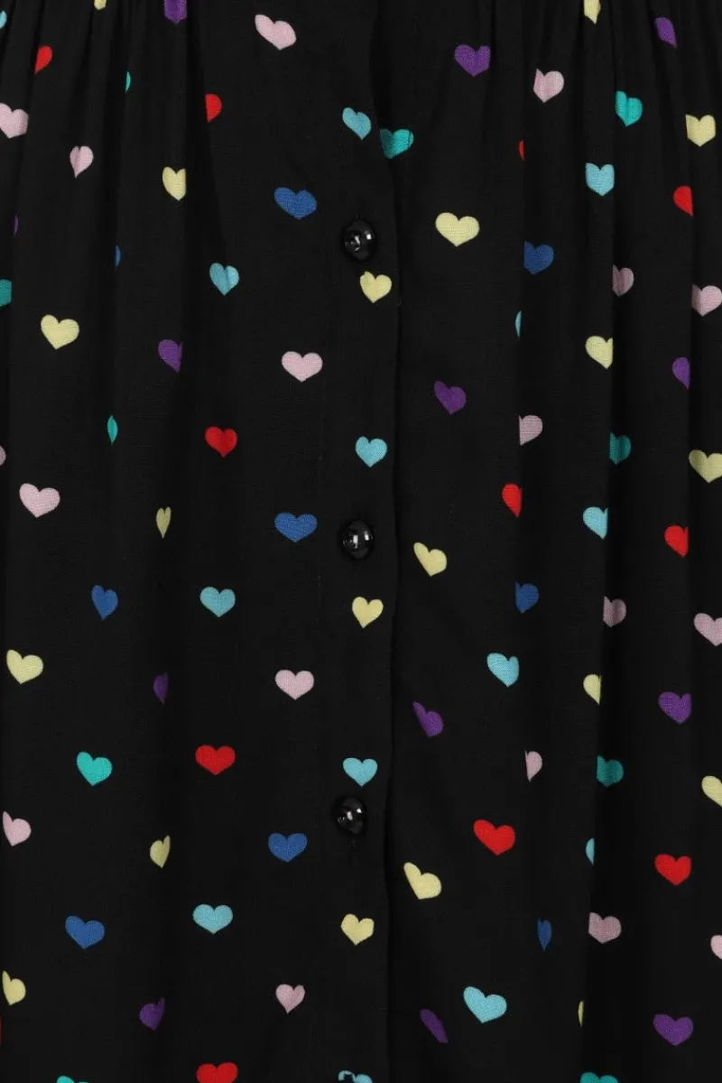 Hell Bunny Skirts|Skirts>True Love Skirt Black