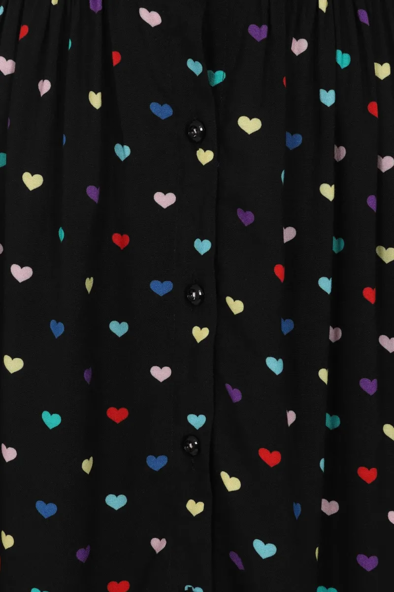 Hell Bunny Skirts|Skirts>True Love Skirt Black
