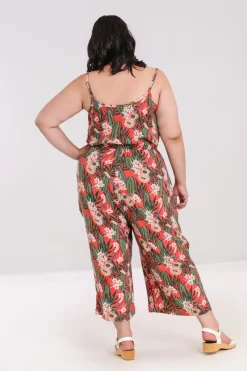 Hell Bunny Jumpsuits & Playsuits|Jumpsuits & Playsuits>Ukulele Jumpsuit Orange