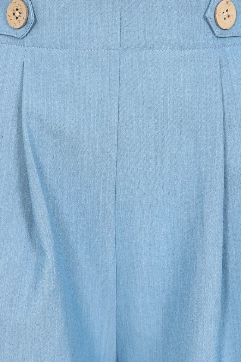Hell Bunny Trousers & Shorts|Trousers & Shorts>Utah Shorts Blue