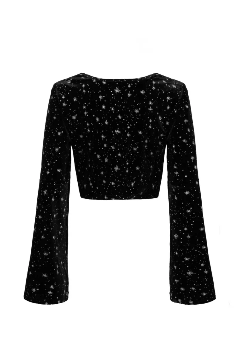 Hell Bunny Tops|Tops>Vela Top Black