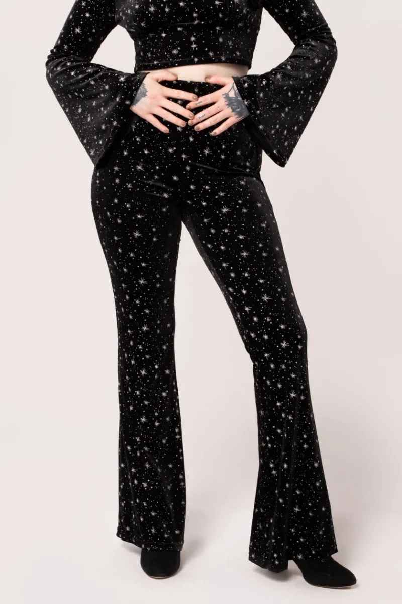 Hell Bunny Trousers & Shorts|Trousers & Shorts>Vela Trousers Black