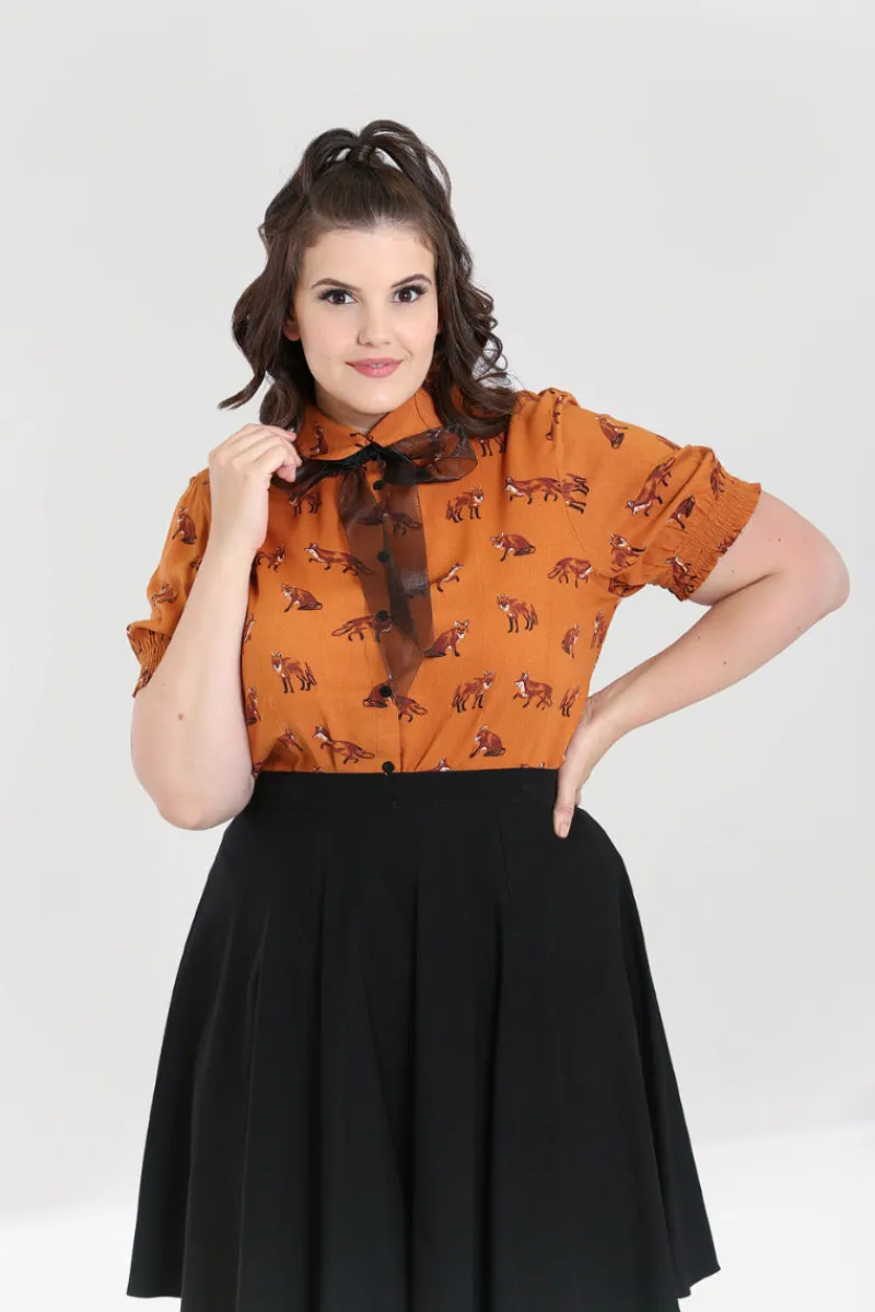 Hell Bunny Tops|Blouses>Vixey Blouse