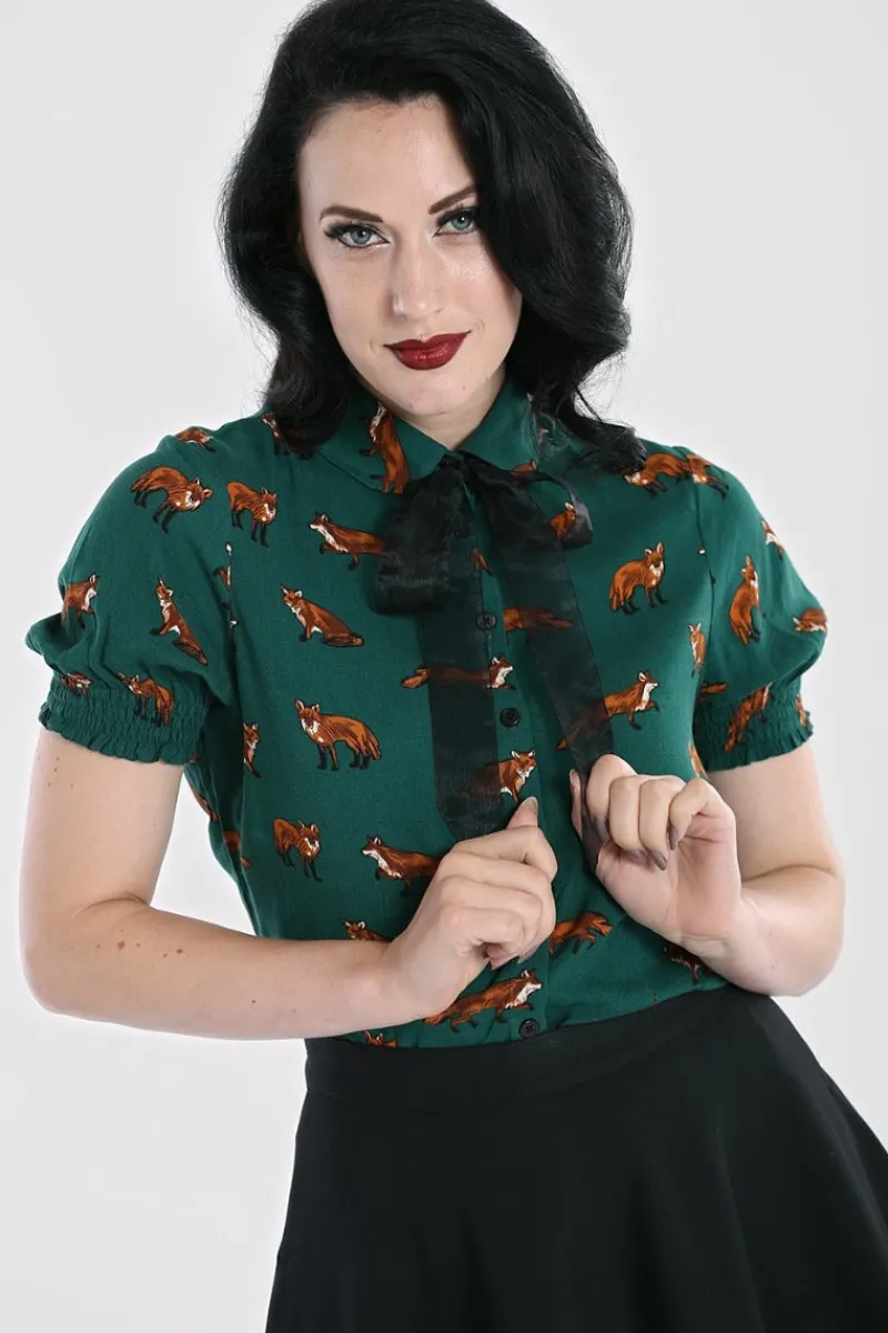 Hell Bunny Tops|Blouses>Vixey Blouse