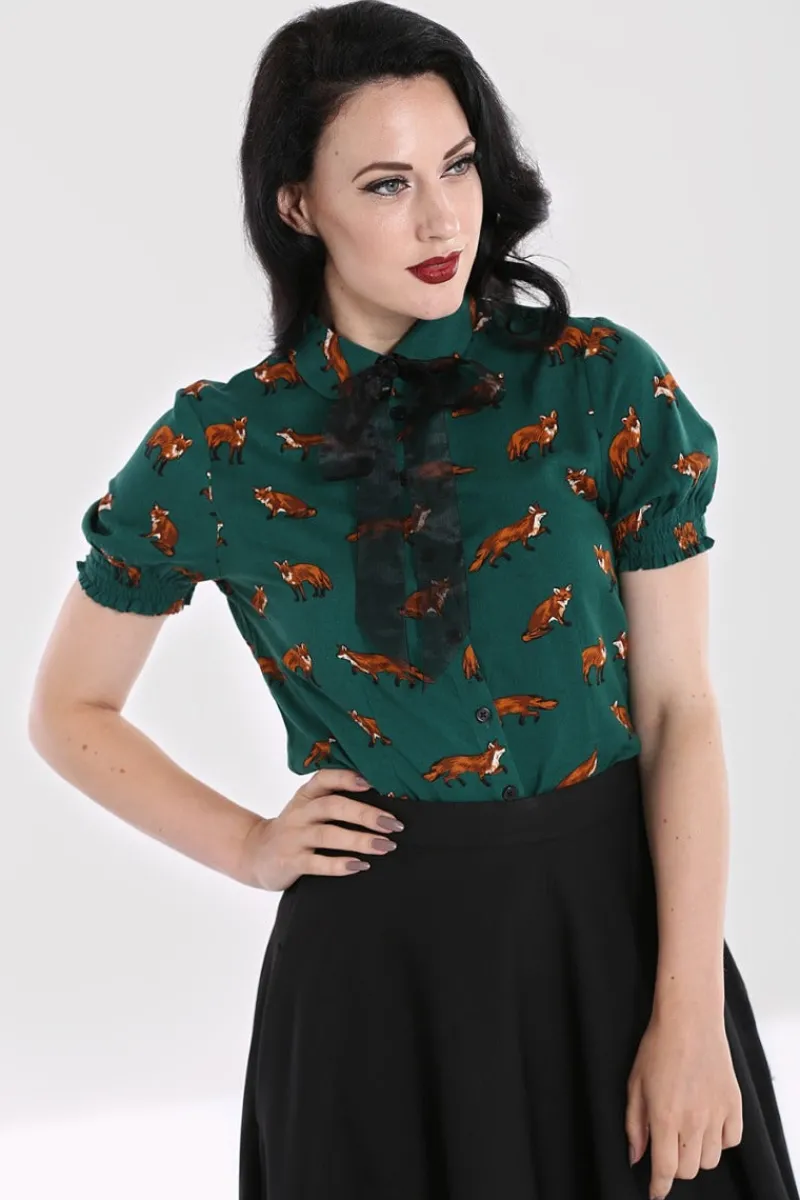 Hell Bunny Tops|Blouses>Vixey Blouse