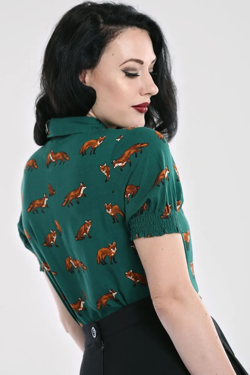 Hell Bunny Tops|Blouses>Vixey Blouse