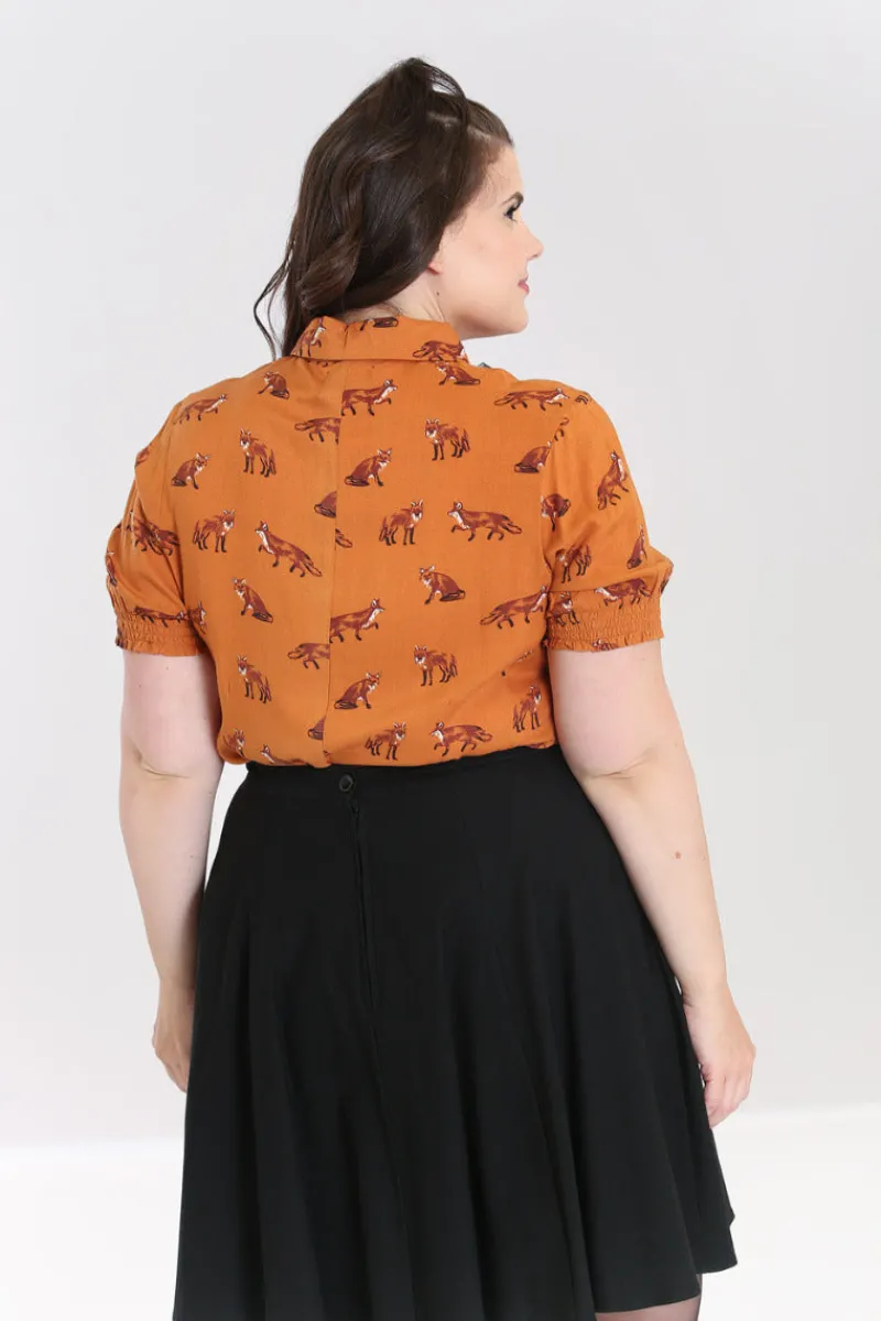 Hell Bunny Tops|Blouses>Vixey Blouse