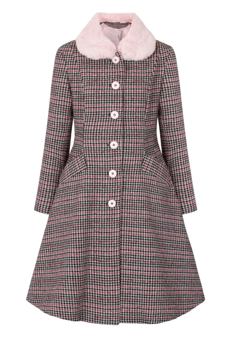 Hell Bunny Coats & Jackets>Watson Coat Pink