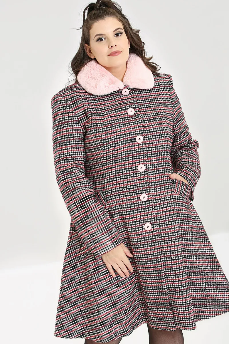 Hell Bunny Coats & Jackets>Watson Coat Pink