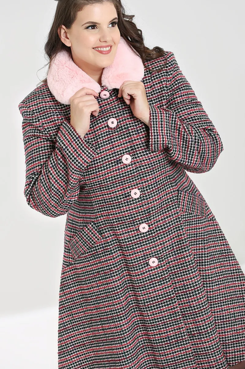 Hell Bunny Coats & Jackets>Watson Coat Pink