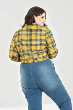 Hell Bunny Coats & Jackets|Coats & Jackets>Wither Jacket Mustard