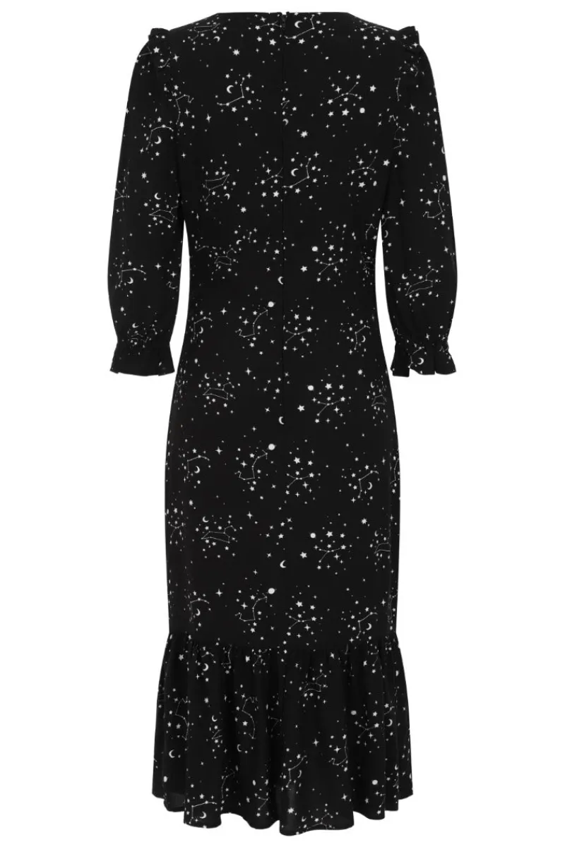 Hell Bunny Dresses|Dresses>Zodiac Maxi Dress Black