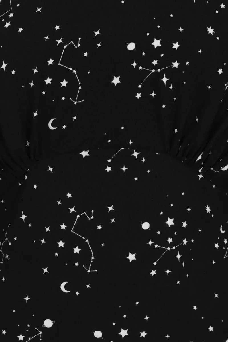 Hell Bunny Dresses|Dresses>Zodiac Maxi Dress Black