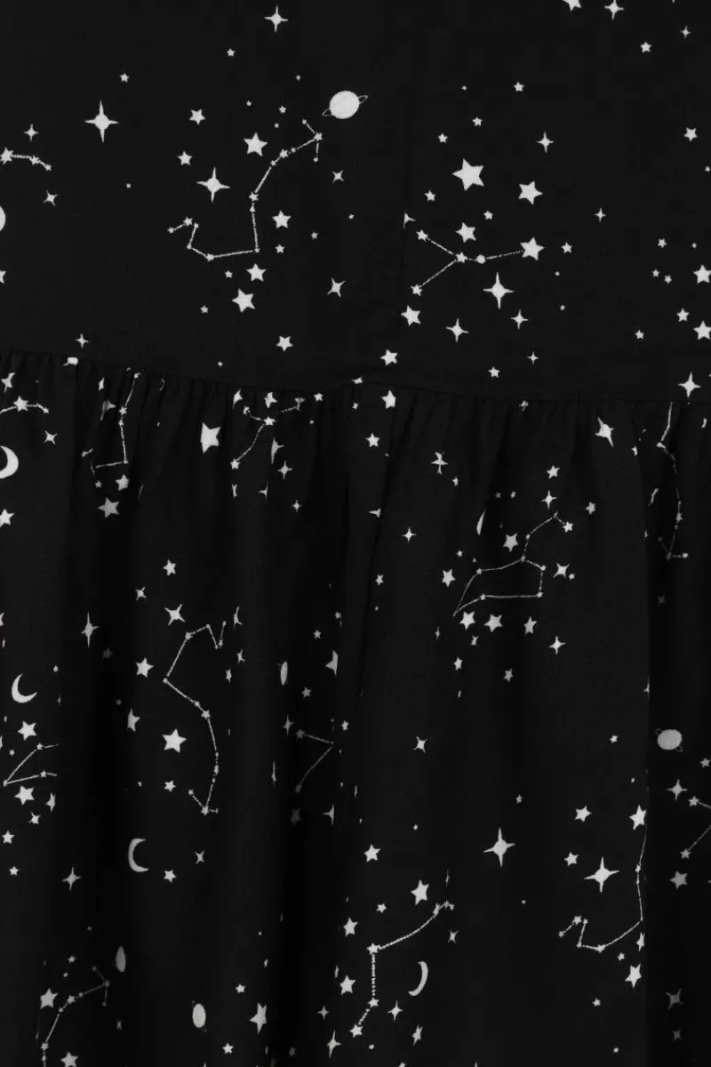 Hell Bunny Dresses|Dresses>Zodiac Maxi Dress Black