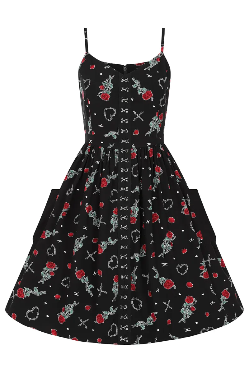Hell Bunny Dresses|Dresses>Zoey Knee Dress Black