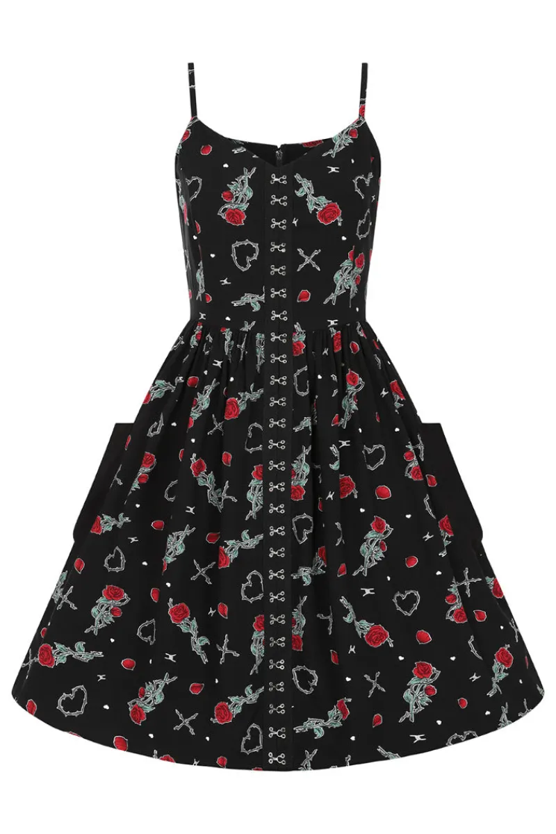 Hell Bunny Dresses|Dresses>Zoey Knee Dress Black