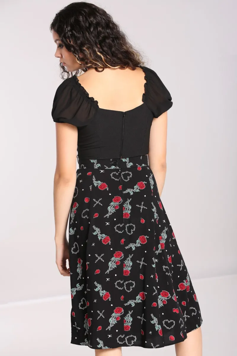 Hell Bunny Skirts|Skirts>Zoey Skirt Black