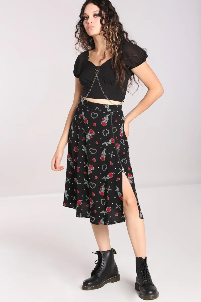 Hell Bunny Skirts|Skirts>Zoey Skirt Black